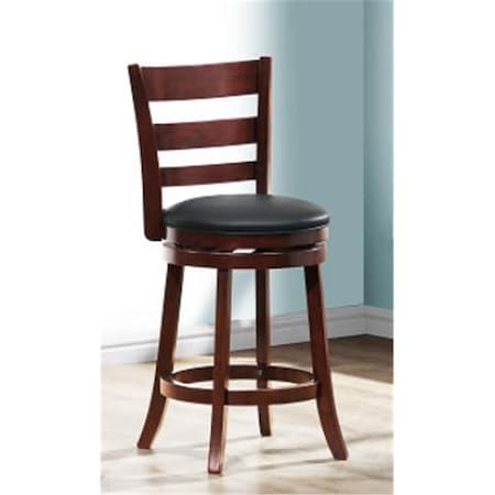 Home Elegance Edmond Swivel Counter Height Chair 1144E-24S